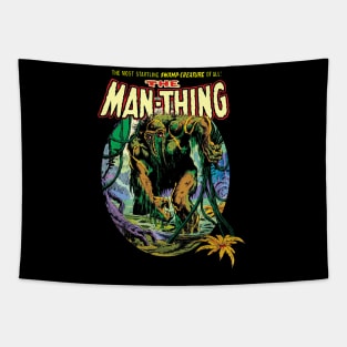 VINTAGE HORROR MAN-THING 1974 Tapestry