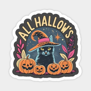 All Hallow's Cat 2 Magnet