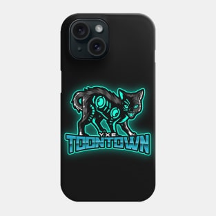 Toon Town YXE Neon Scared Cat Phone Case