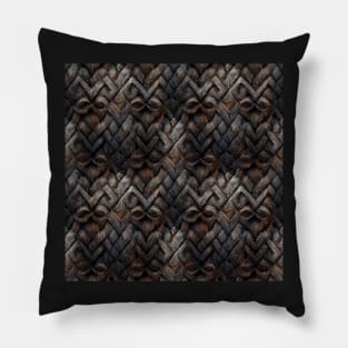 Dark Nordic pattern, model 8 Pillow