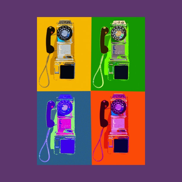 1970s telephone Pop art by dltphoto