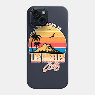 Was born in Los Angeles, July Retro Phone Case