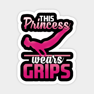 This Princess Wears Grips print Gym Workout Magnet