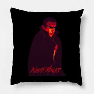 Night Moves Vintage Vampire - Halloween! Pillow