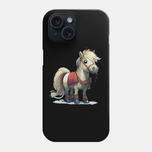 Colorful Fjord Horse Artwork 21 Phone Case