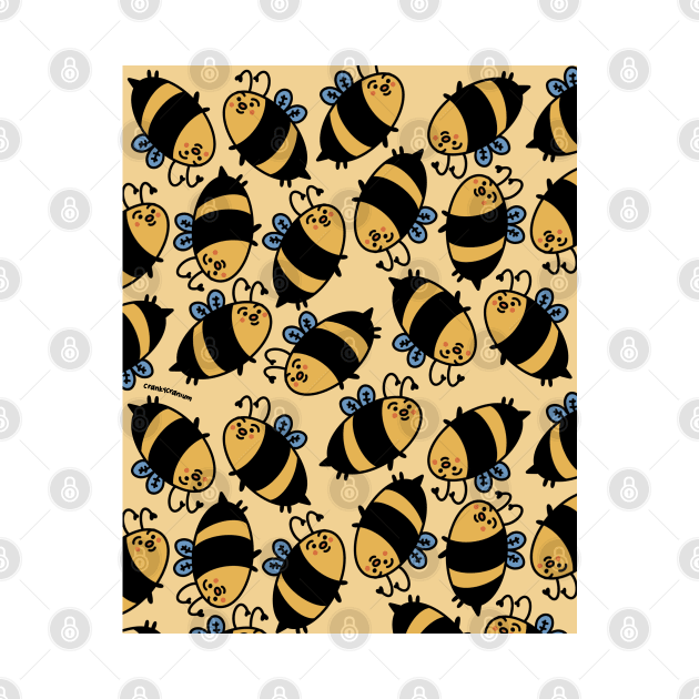 Bees Pattern by crankycranium