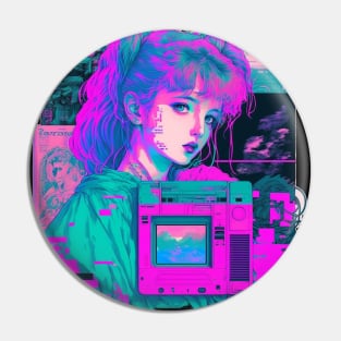 Vaporwave Pin