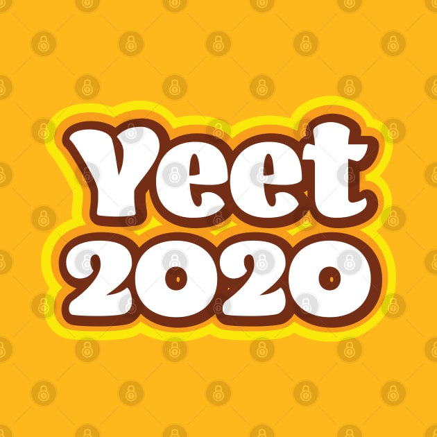 Yeet 2020 - Retro Yellow by Jitterfly