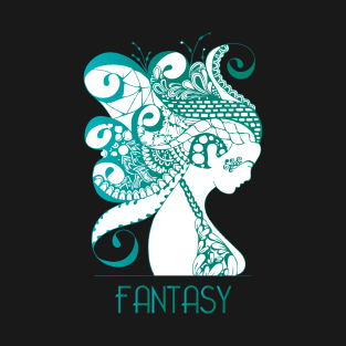 Fantasy Woman (Aquamarine) T-Shirt