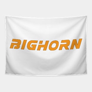 Bighorn Orange Logo Tapestry