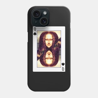 Queen Of Spades Design Phone Case