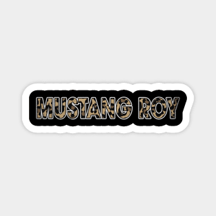 Awesome Proud Name Roy Pattern Retro Anime Magnet