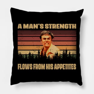 The Dragon Couturé Bruce's Martial Arts Mastery in Style Pillow