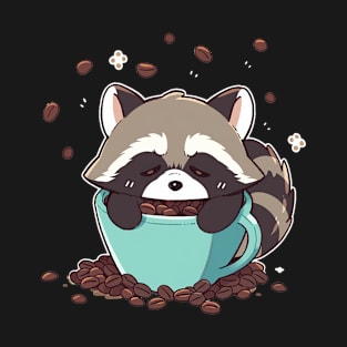 raccoon coffee T-Shirt