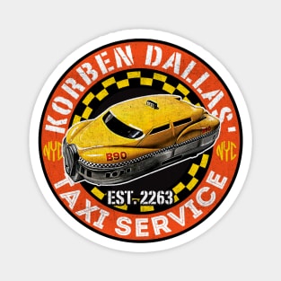 Korben Dallas Taxi Service Magnet