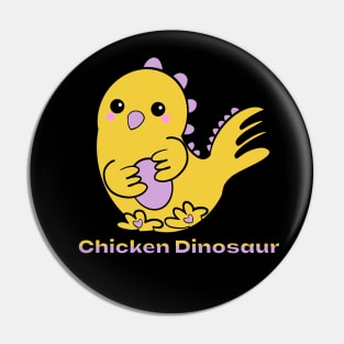 Chicken Dinosaur Pin