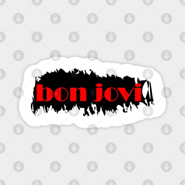 Bon Jovi Peeling Paint Magnet by Maries Papier Bleu