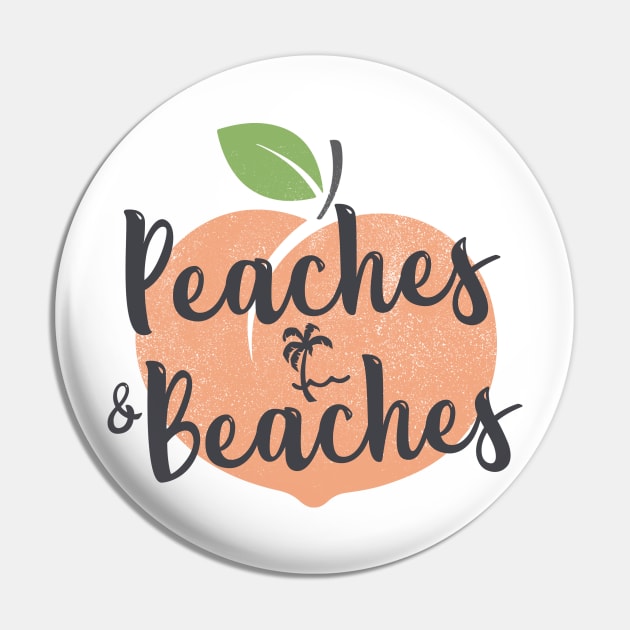 Peaches & Beaches Pin by Andreeastore  