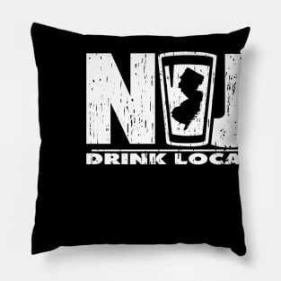 NEW JERSEY DRINK LOCAL Pillow
