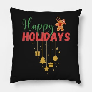 Happy Holidays Pillow