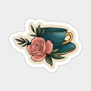 Rose Tea Magnet