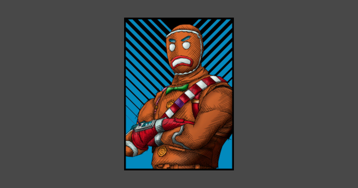 Fortnite - Gingerbread Skin (Colored) - Fortnite - T-Shirt ... - 1200 x 630 jpeg 157kB