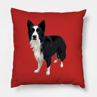 Border Collie - Just look at me! Pillow