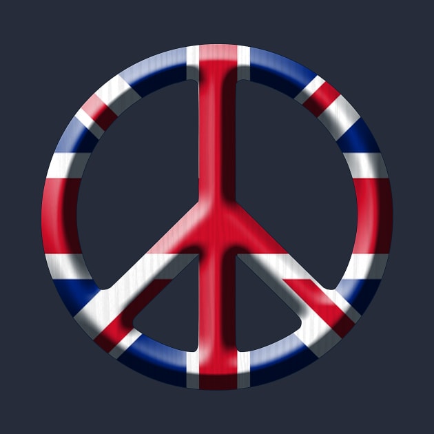 Union Jack Peace Symbol by asaiphoto