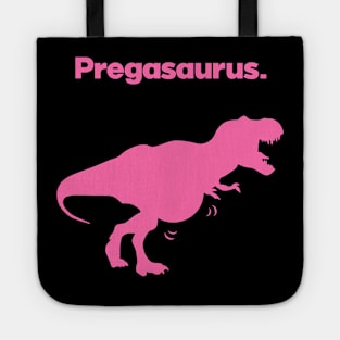 Pregasaurus Pregnant Dinosaur Tote