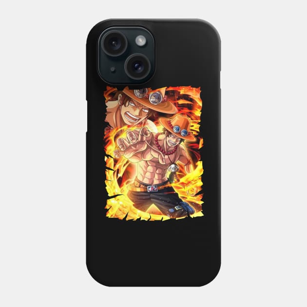 PORTGAS D ACE ANIME MERCHANDISE Phone Case by graficklisensick666