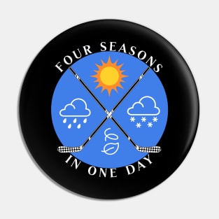 Four Seasons in One Day (golf) Pin