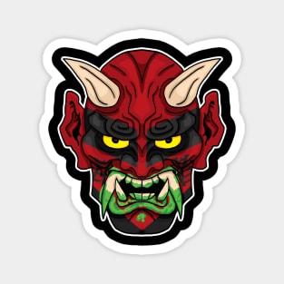 The Great Muta - Red Oni Magnet