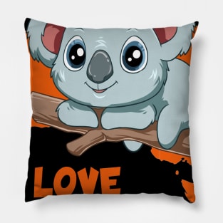 Koala bear love australia Pillow