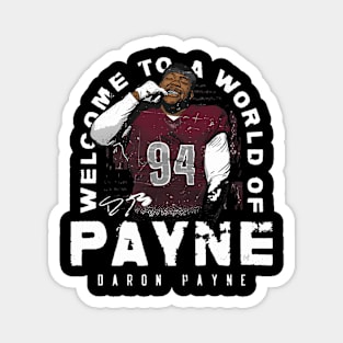 Daron Payne Washington World Of Payne Magnet