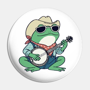 Country Toad Pin