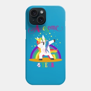 4th Birthday Unicorn Phone Case