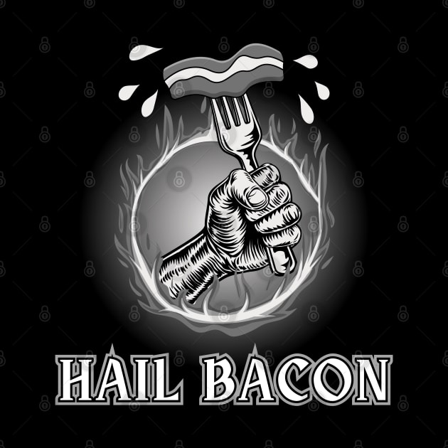 Hail Bacon by Kenny The Bartender's Tee Emporium