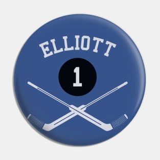 Brian Elliott Tampa Bay Goalie Sticks Pin