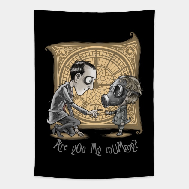 I Am Not Your Mummy Tapestry by saqman