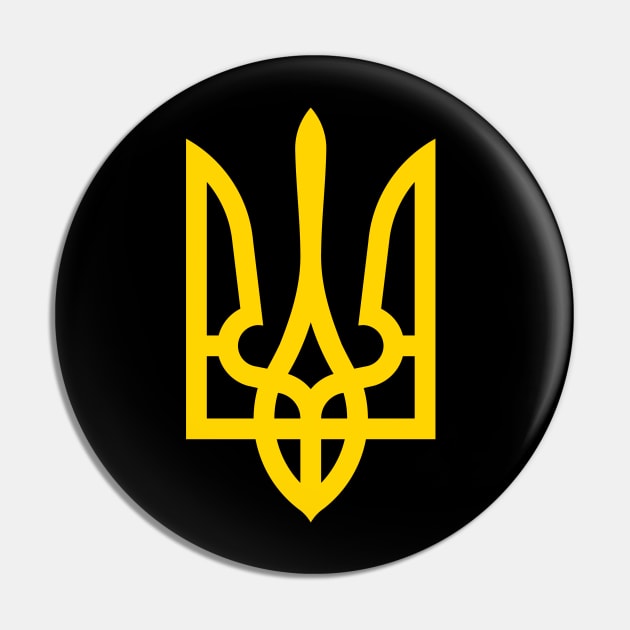 Ukrainian Trident Pin by Scar