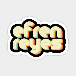 vintage color efren reyes Magnet