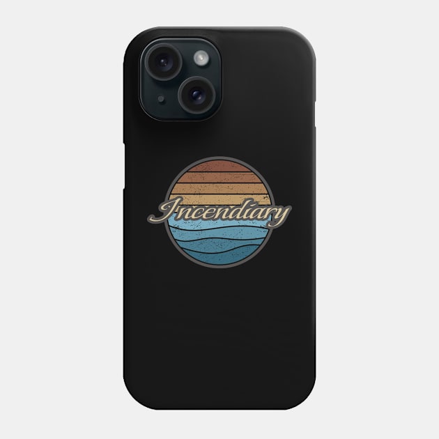 Incendiary Retro Waves Phone Case by North Tight Rope