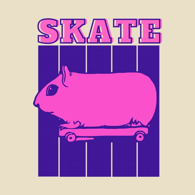 SKATE Guinea Pig by RaisedbyHamsters