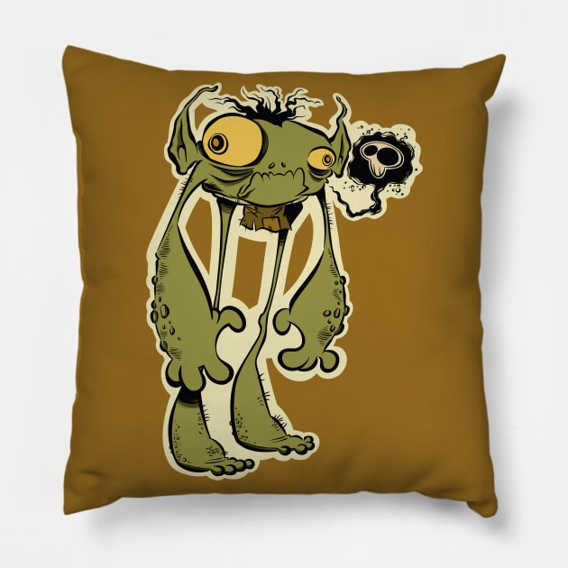 Goblin Week - Day 2 Pillow by westinchurch