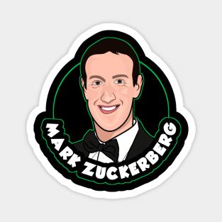 Cartoon Mark Zuckerberg Magnet