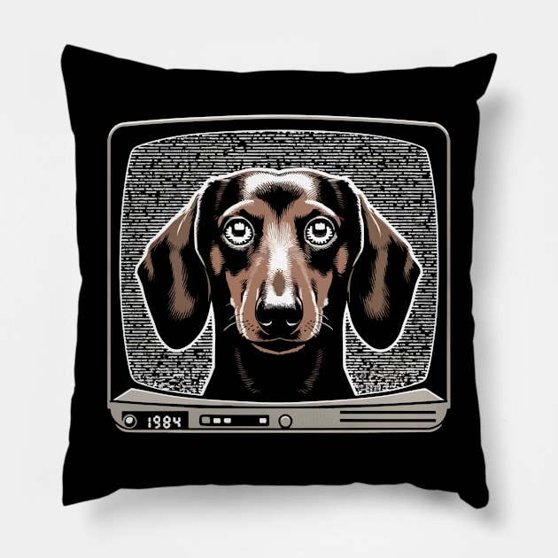 Literally 1984, and the Watchful eyes Pillow by BarkandStick