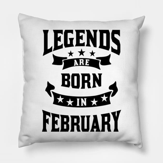 February Birthday Pillow by FabRonics