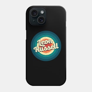 Graphic Leon Name Retro Vintage Circle Phone Case