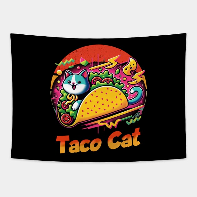 Taco Cat Tapestry by mieeewoArt