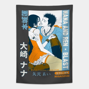 An Intimate Moment - Nana Osaki and Ren Honjo - Anime Lover Tapestry